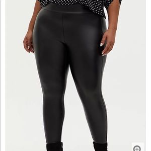 NWT Torrid Studio Slim Fix Faux Leather Pants